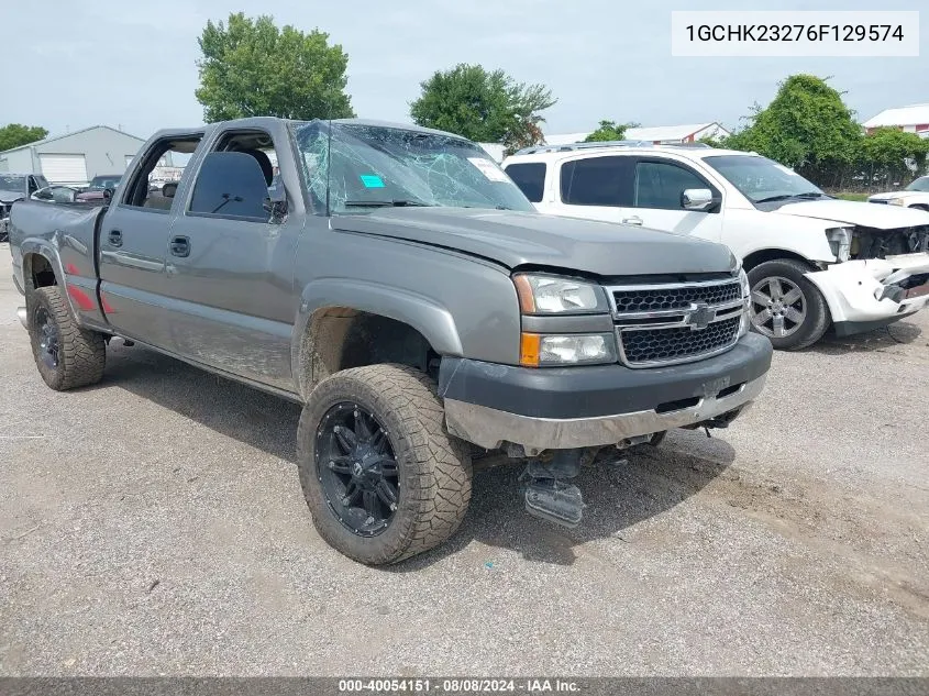 2006 Chevrolet Silverado 2500Hd Lt1 VIN: 1GCHK23276F129574 Lot: 40054151