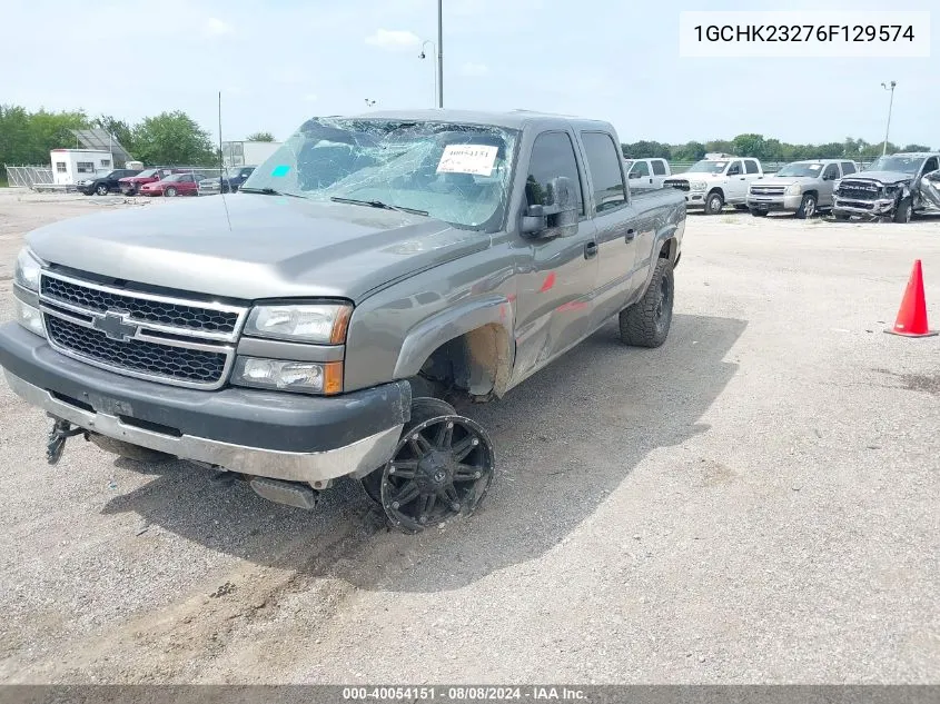 2006 Chevrolet Silverado 2500Hd Lt1 VIN: 1GCHK23276F129574 Lot: 40054151