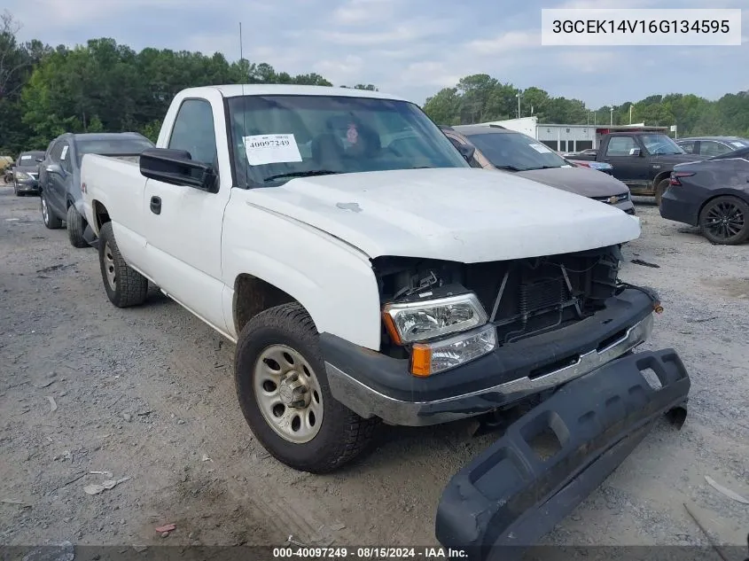 2006 Chevrolet Silverado 1500 Work Truck VIN: 3GCEK14V16G134595 Lot: 40097249