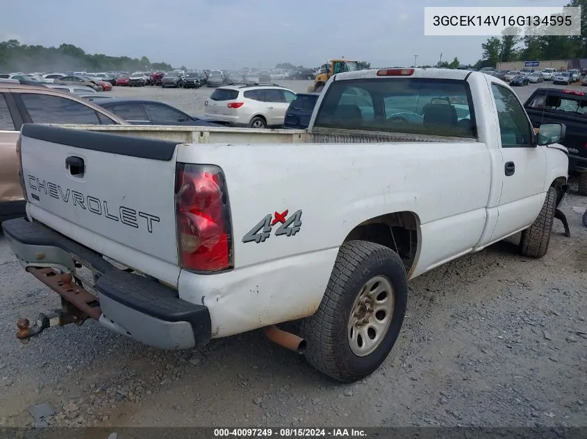 2006 Chevrolet Silverado 1500 Work Truck VIN: 3GCEK14V16G134595 Lot: 40097249