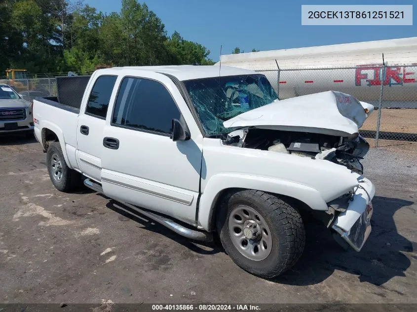 2GCEK13T861251521 2006 Chevrolet Silverado K1500