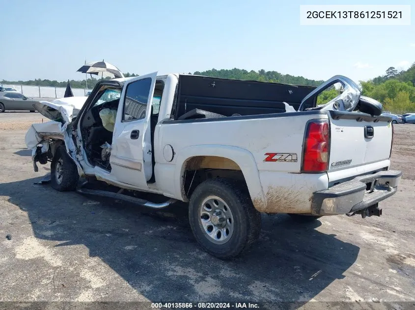 2GCEK13T861251521 2006 Chevrolet Silverado K1500