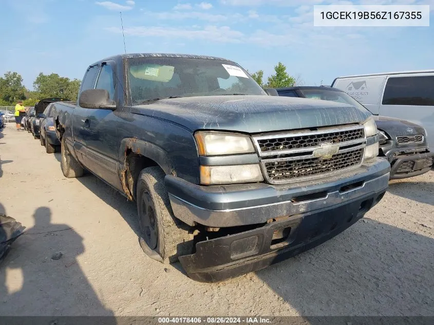 2006 Chevrolet Silverado 1500 Lt1 VIN: 1GCEK19B56Z167355 Lot: 40178406