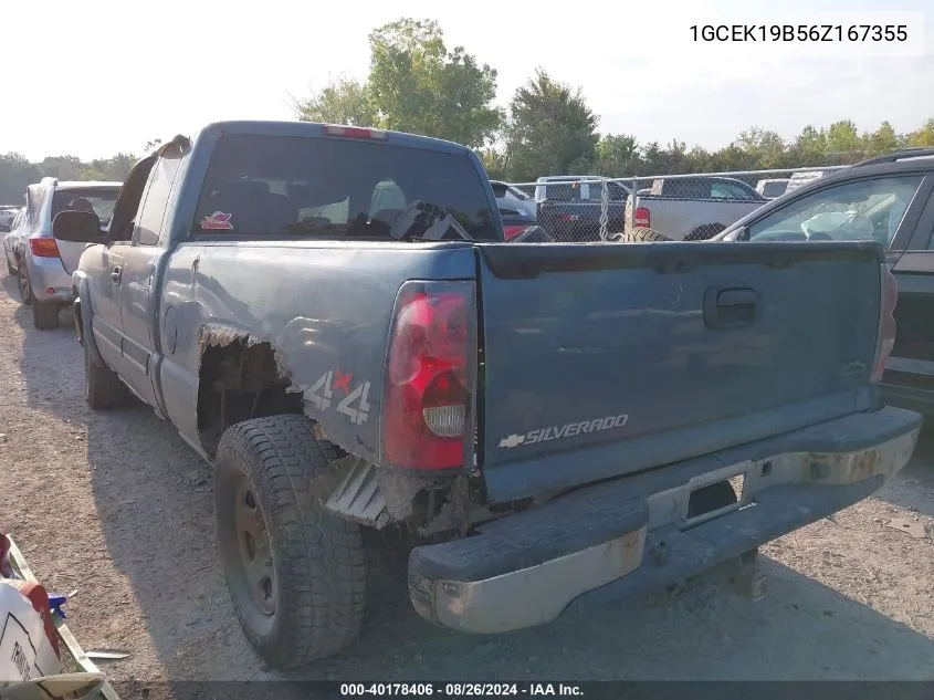 1GCEK19B56Z167355 2006 Chevrolet Silverado 1500 Lt1