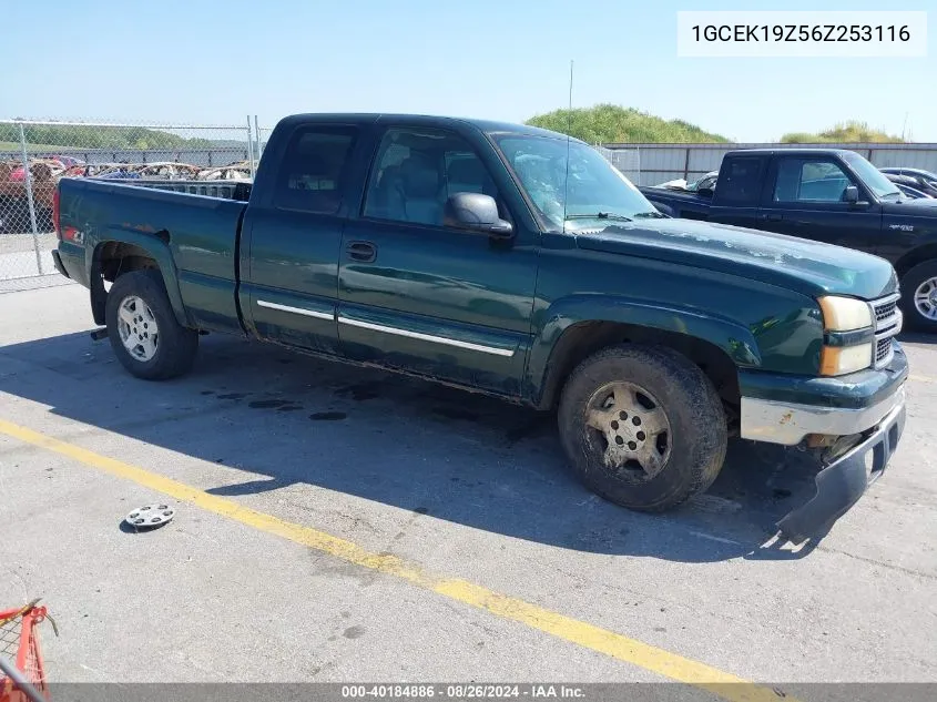 2006 Chevrolet Silverado 1500 Lt3 VIN: 1GCEK19Z56Z253116 Lot: 40184886