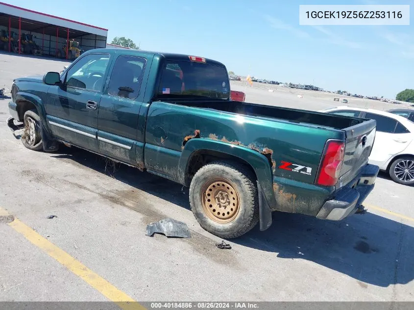 2006 Chevrolet Silverado 1500 Lt3 VIN: 1GCEK19Z56Z253116 Lot: 40184886