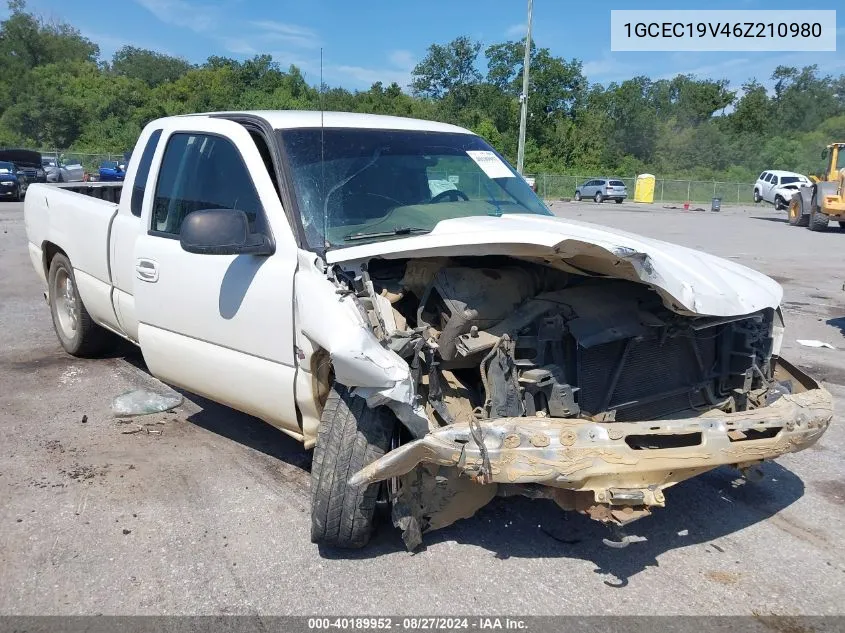 2006 Chevrolet Silverado 1500 Lt1 VIN: 1GCEC19V46Z210980 Lot: 40189952