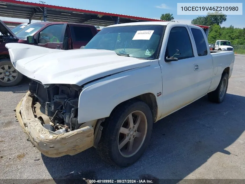 2006 Chevrolet Silverado 1500 Lt1 VIN: 1GCEC19V46Z210980 Lot: 40189952