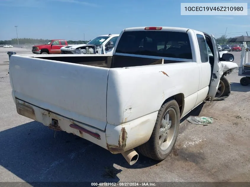 2006 Chevrolet Silverado 1500 Lt1 VIN: 1GCEC19V46Z210980 Lot: 40189952