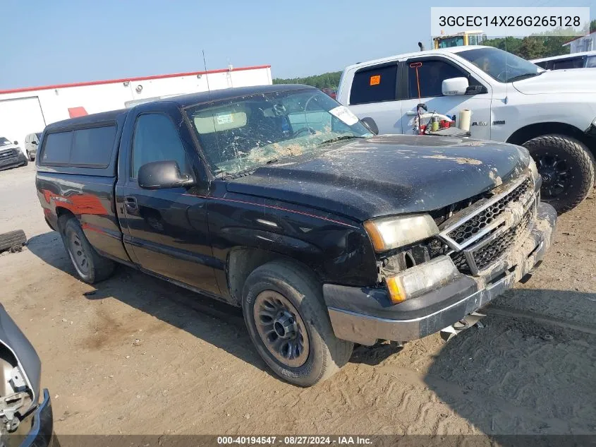 2006 Chevrolet Silverado 1500 Work Truck VIN: 3GCEC14X26G265128 Lot: 40194547