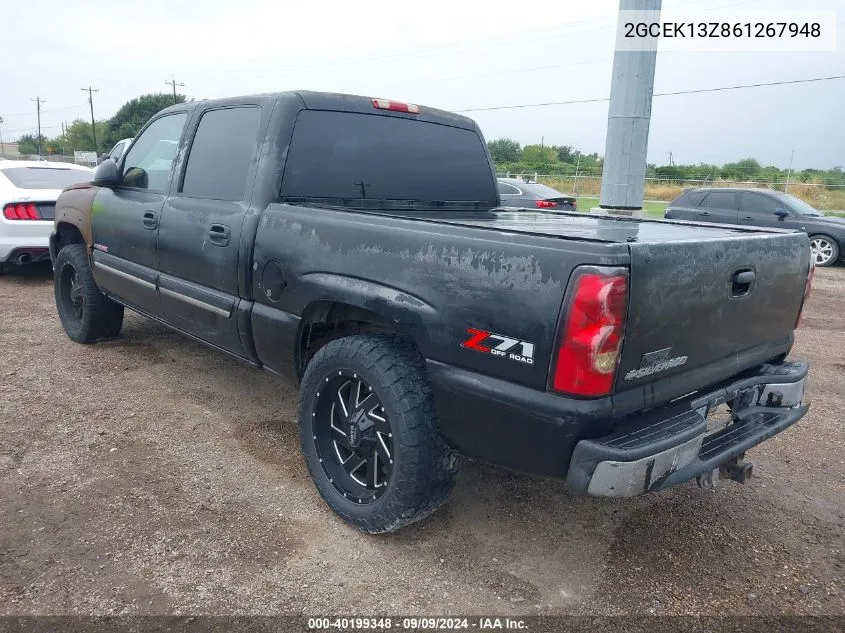 2006 Chevrolet Silverado 1500 Lt3 VIN: 2GCEK13Z861267948 Lot: 40199348