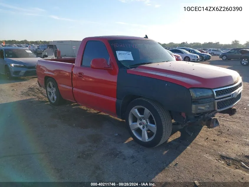 2006 Chevrolet Silverado 1500 Lt1 VIN: 1GCEC14ZX6Z260390 Lot: 40211746