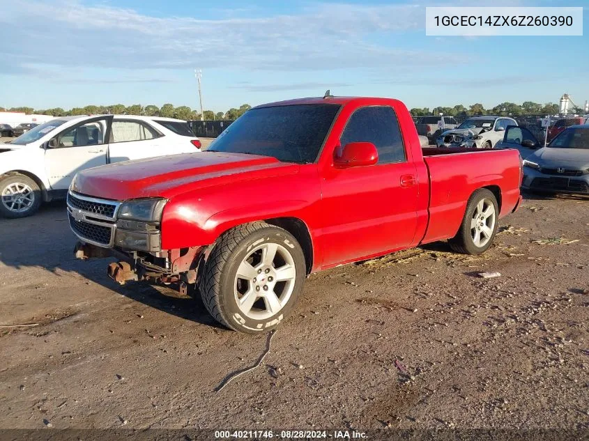 2006 Chevrolet Silverado 1500 Lt1 VIN: 1GCEC14ZX6Z260390 Lot: 40211746