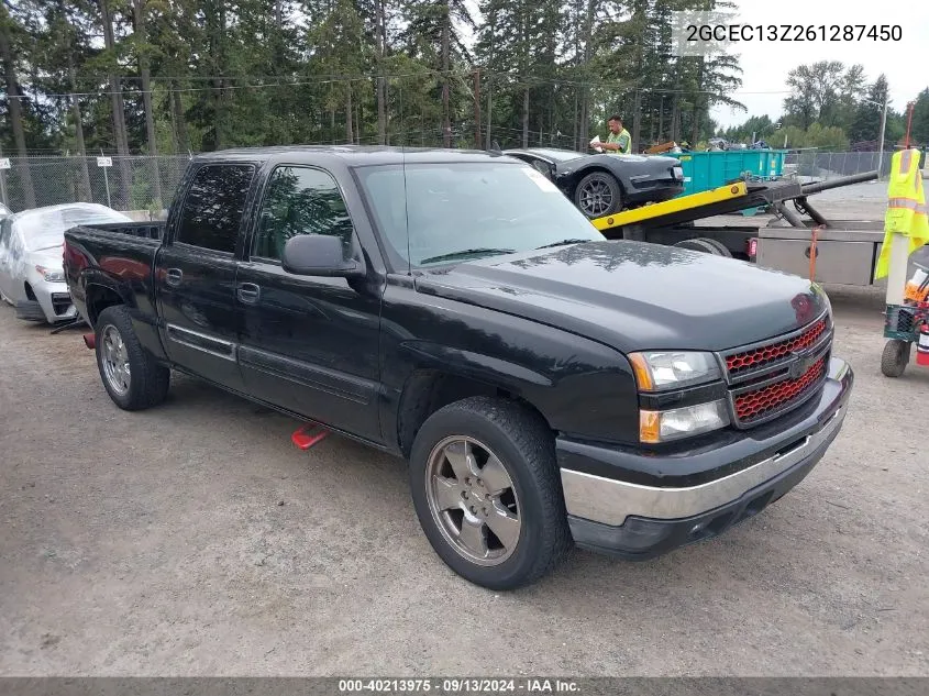 2006 Chevrolet Silverado 1500 Lt3 VIN: 2GCEC13Z261287450 Lot: 40213975