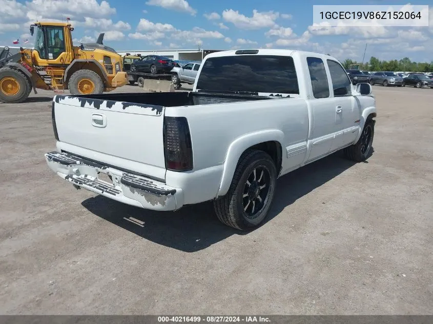 2006 Chevrolet Silverado 1500 Lt1 VIN: 1GCEC19V86Z152064 Lot: 40216499