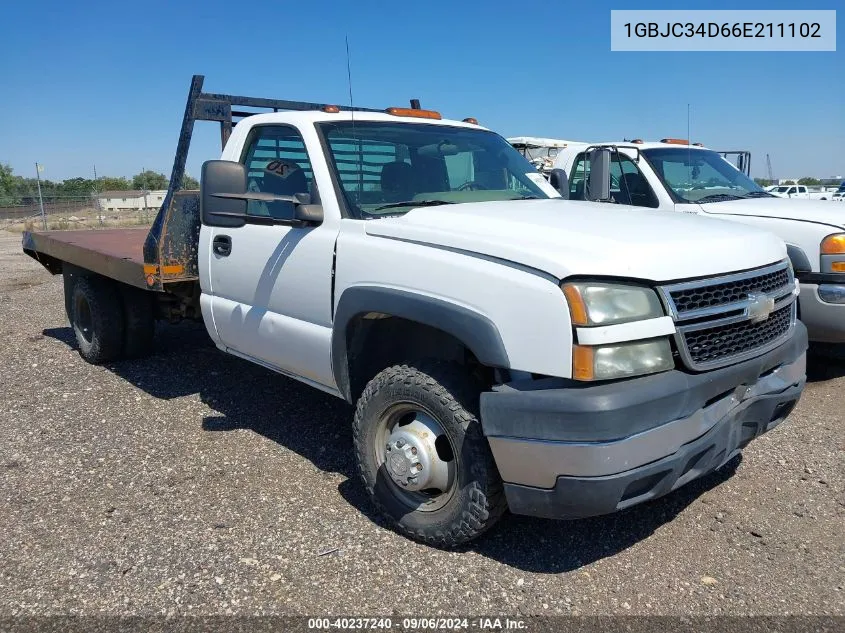 2006 Chevrolet Silverado 3500 Wt VIN: 1GBJC34D66E211102 Lot: 40237240