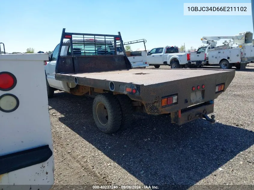 2006 Chevrolet Silverado 3500 Wt VIN: 1GBJC34D66E211102 Lot: 40237240