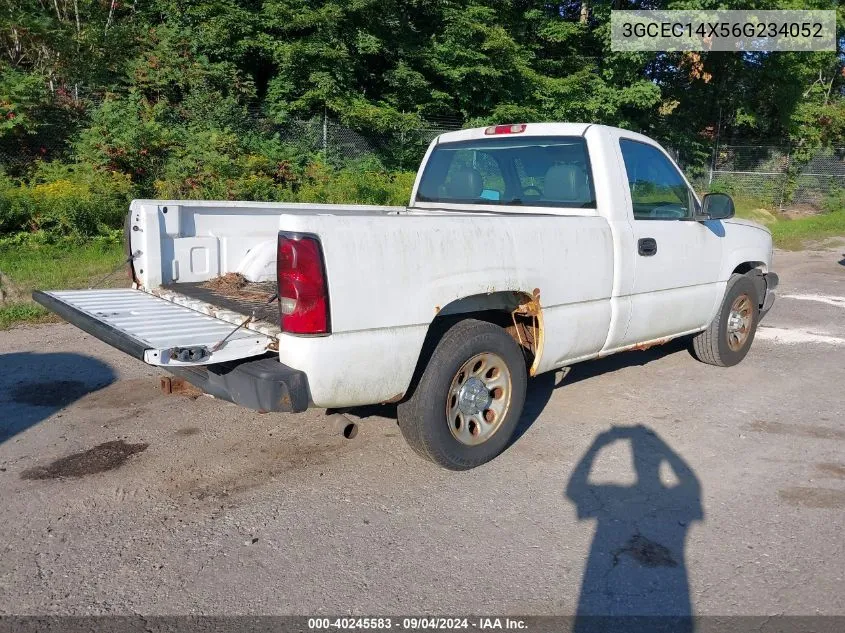 2006 Chevrolet Silverado 1500 Work Truck VIN: 3GCEC14X56G234052 Lot: 40245583