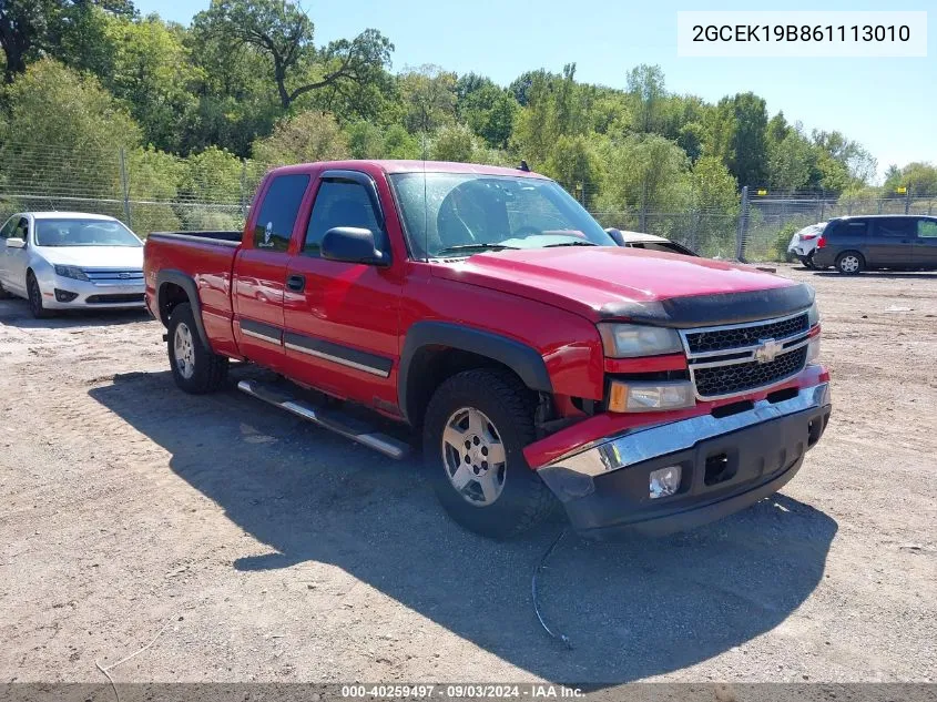 2006 Chevrolet Silverado 1500 Lt2 VIN: 2GCEK19B861113010 Lot: 40259497