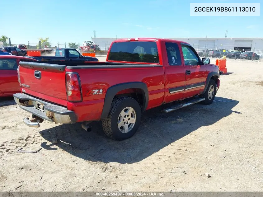 2GCEK19B861113010 2006 Chevrolet Silverado 1500 Lt2