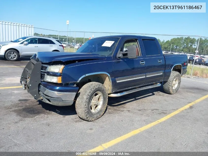 2006 Chevrolet Silverado 1500 Lt1 VIN: 2GCEK13T961186467 Lot: 40270248