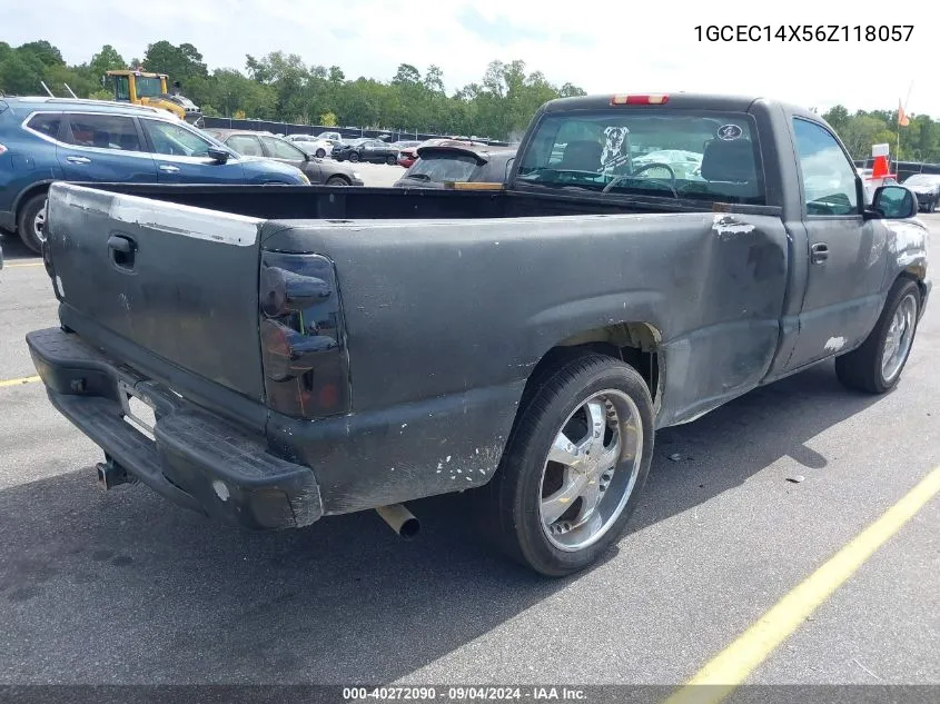 2006 Chevrolet Silverado 1500 Work Truck VIN: 1GCEC14X56Z118057 Lot: 40272090