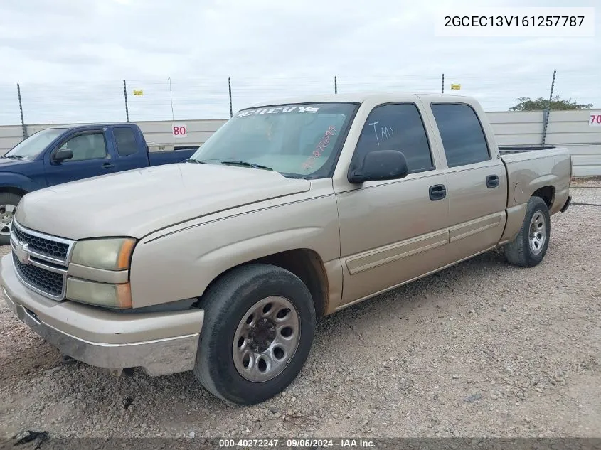 2006 Chevrolet Silverado C1500 VIN: 2GCEC13V161257787 Lot: 40272247