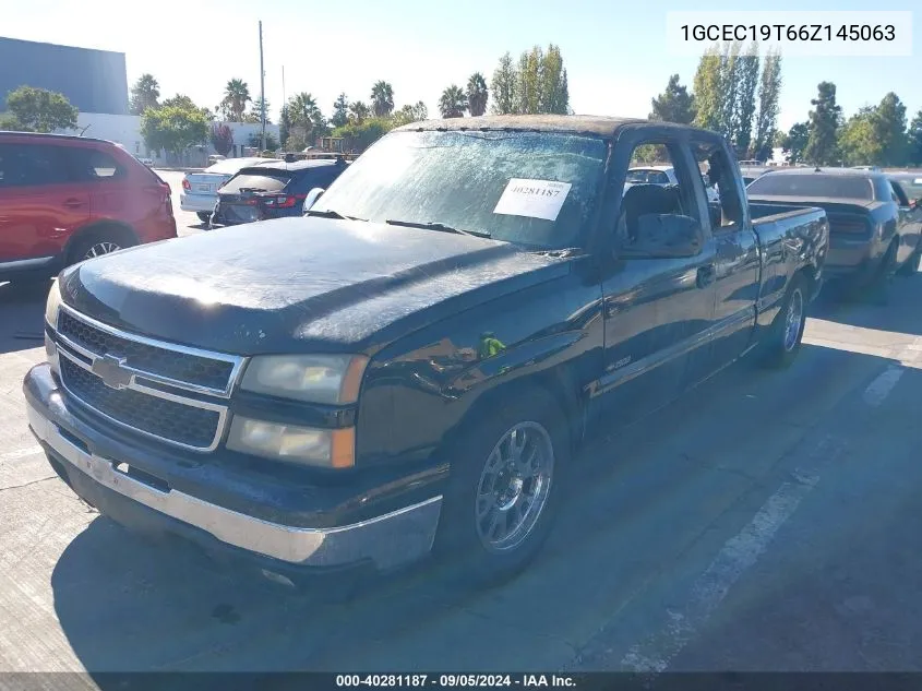 2006 Chevrolet Silverado 1500 Lt2 VIN: 1GCEC19T66Z145063 Lot: 40281187