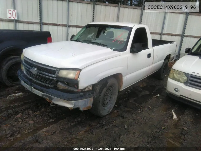 2006 Chevrolet Silverado 1500 Work Truck VIN: 3GCEC14X96G219196 Lot: 40284032