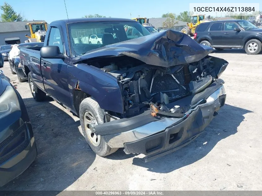 2006 Chevrolet Silverado 1500 Work Truck VIN: 1GCEC14X46Z113884 Lot: 40296963