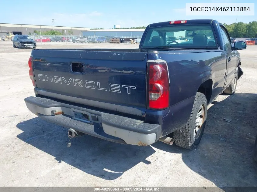 2006 Chevrolet Silverado 1500 Work Truck VIN: 1GCEC14X46Z113884 Lot: 40296963