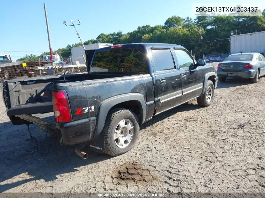 2GCEK13TX61203437 2006 Chevrolet Silverado K1500