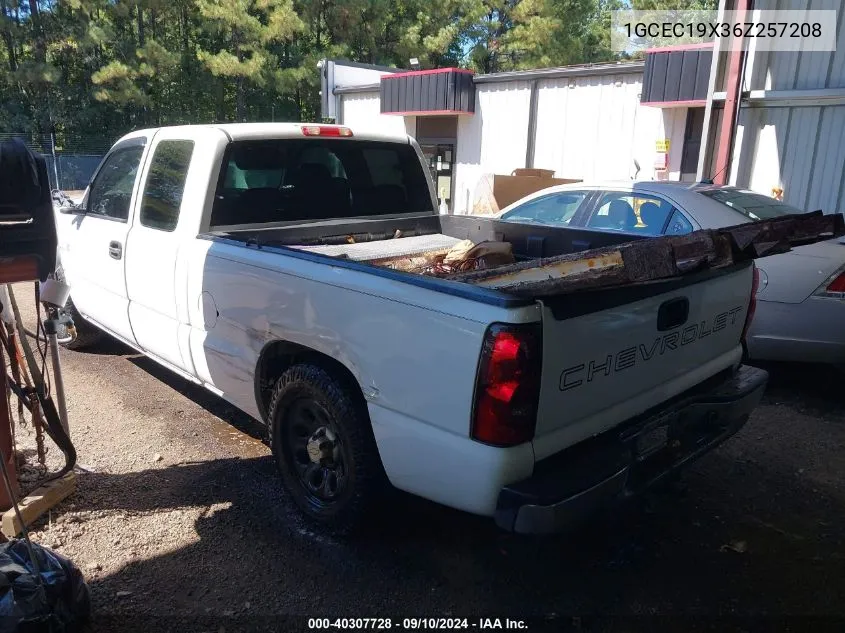 2006 Chevrolet Silverado 1500 Work Truck VIN: 1GCEC19X36Z257208 Lot: 40307728