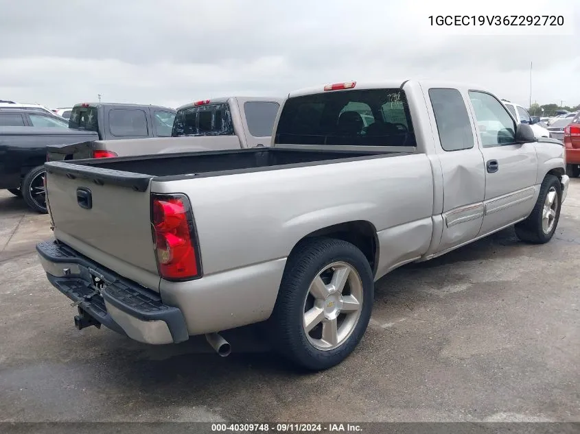 2006 Chevrolet Silverado 1500 Lt1 VIN: 1GCEC19V36Z292720 Lot: 40309748