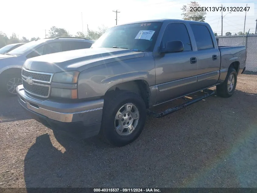 2006 Chevrolet Silverado 1500 Ls VIN: 2GCEK13V761320247 Lot: 40315537