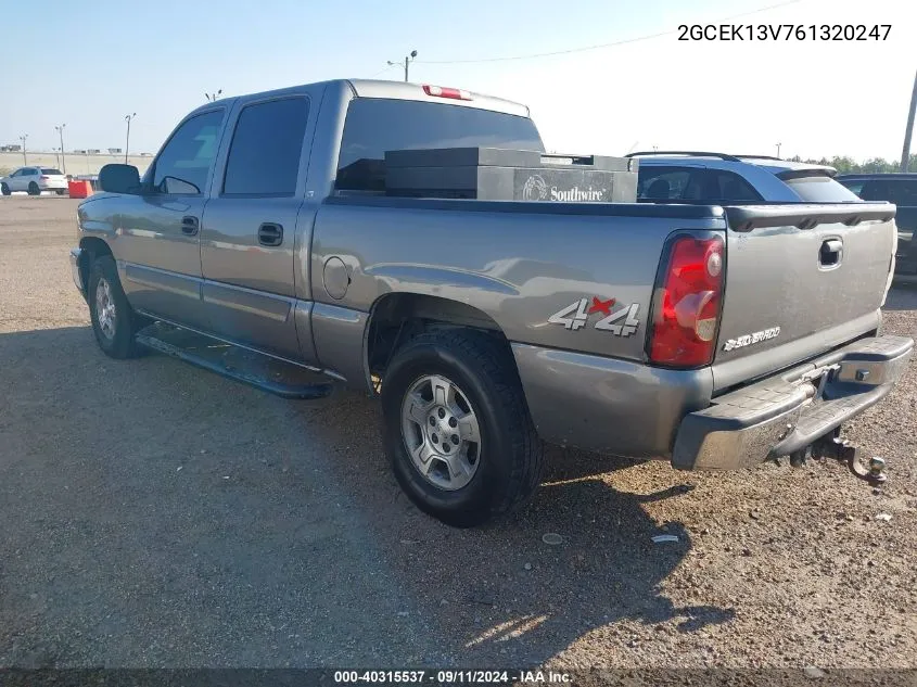 2006 Chevrolet Silverado 1500 Ls VIN: 2GCEK13V761320247 Lot: 40315537