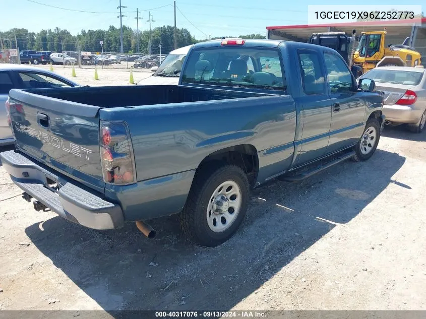 2006 Chevrolet Silverado 1500 Work Truck VIN: 1GCEC19X96Z252773 Lot: 40317076