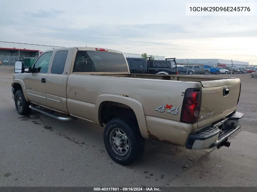 2006 Chevrolet Silverado 2500Hd Lt1 VIN: 1GCHK29D96E245776 Lot: 40317801