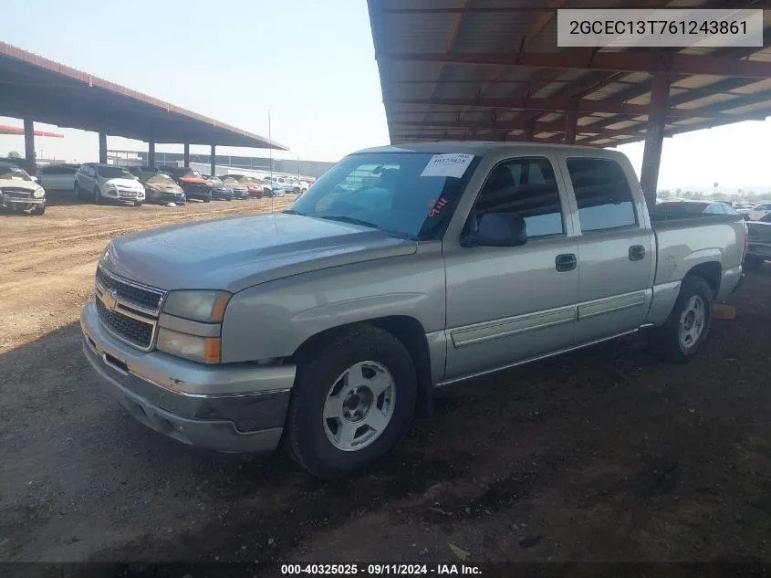 2006 Chevrolet Silverado 1500 C1500 VIN: 2GCEC13T761243861 Lot: 40325025