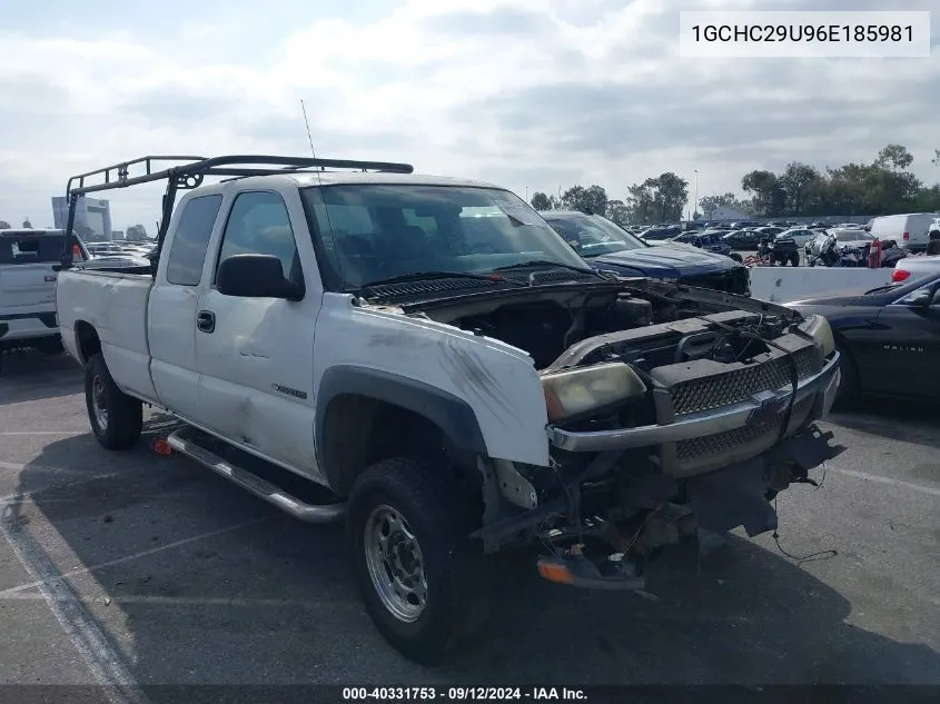 2006 Chevrolet Silverado C2500 Heavy Duty VIN: 1GCHC29U96E185981 Lot: 40331753