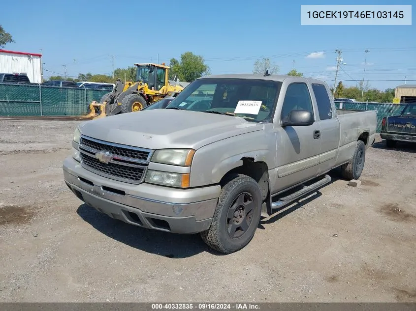 2006 Chevrolet Silverado 1500 Lt2 VIN: 1GCEK19T46E103145 Lot: 40332835