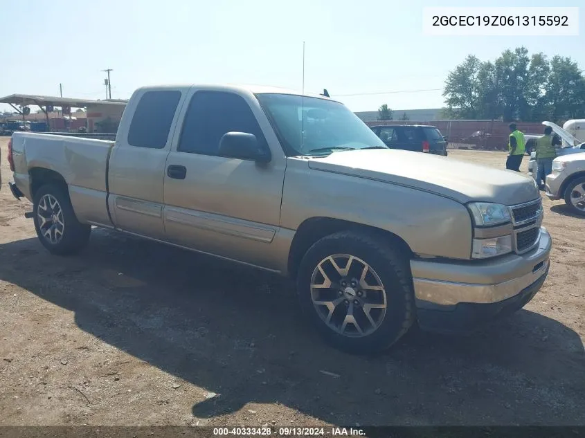 2006 Chevrolet Silverado 1500 Lt3 VIN: 2GCEC19Z061315592 Lot: 40333428