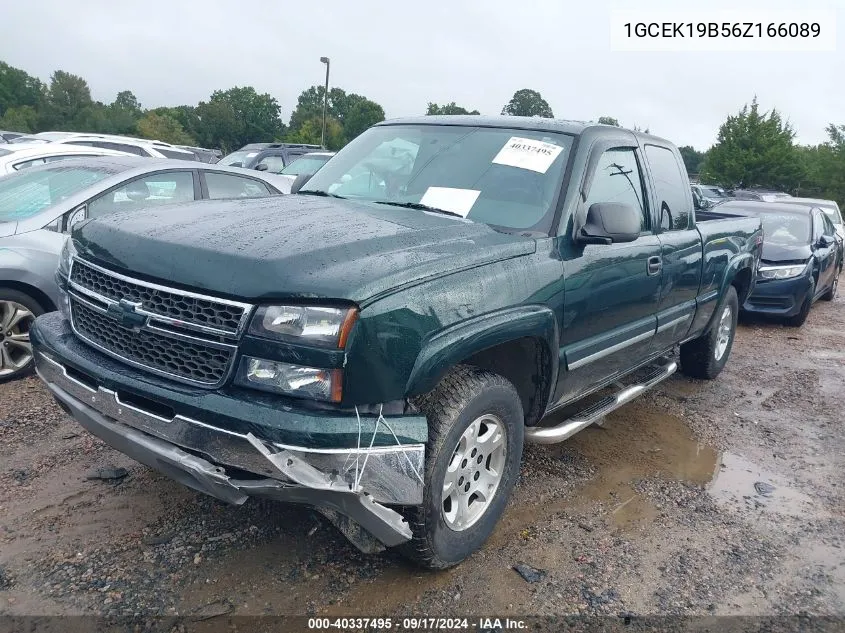 2006 Chevrolet Silverado K1500 VIN: 1GCEK19B56Z166089 Lot: 40337495