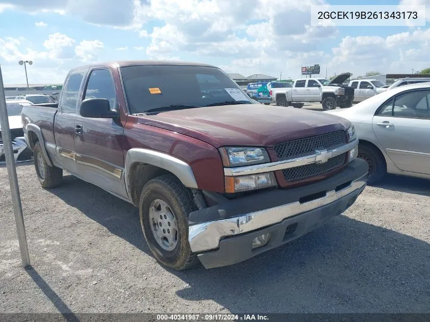 2006 Chevrolet Silverado 1500 Lt3 VIN: 2GCEK19B261343173 Lot: 40341987