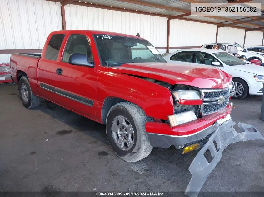 2006 Chevrolet Silverado C1500 VIN: 1GCEC19T86Z156582 Lot: 40345399