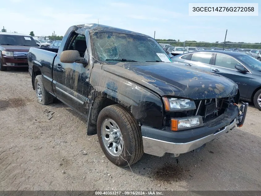 2006 Chevrolet Silverado 1500 Ls VIN: 3GCEC14Z76G272058 Lot: 40353217