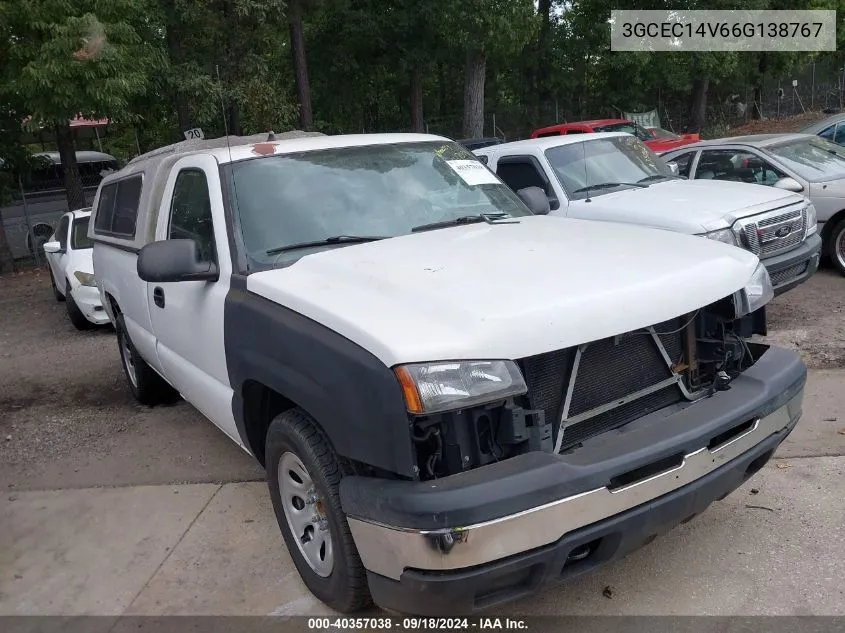 2006 Chevrolet Silverado 1500 Work Truck VIN: 3GCEC14V66G138767 Lot: 40357038