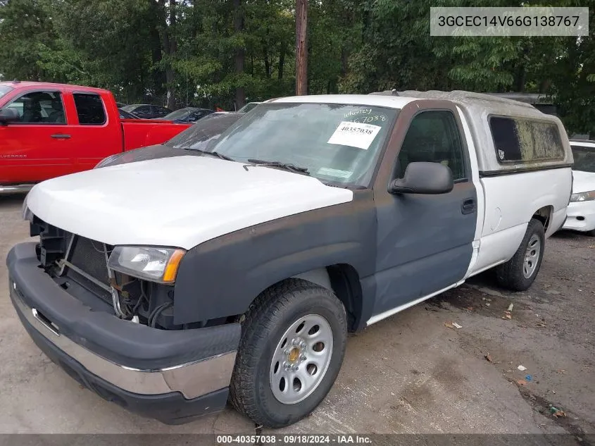 2006 Chevrolet Silverado 1500 Work Truck VIN: 3GCEC14V66G138767 Lot: 40357038