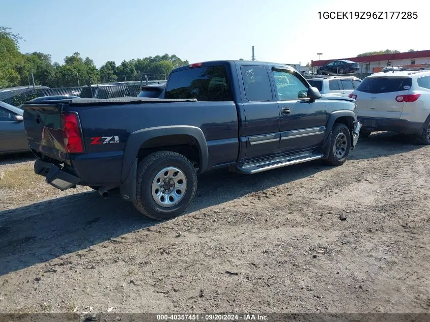 2006 Chevrolet Silverado 1500 Lt1 VIN: 1GCEK19Z96Z177285 Lot: 40357451