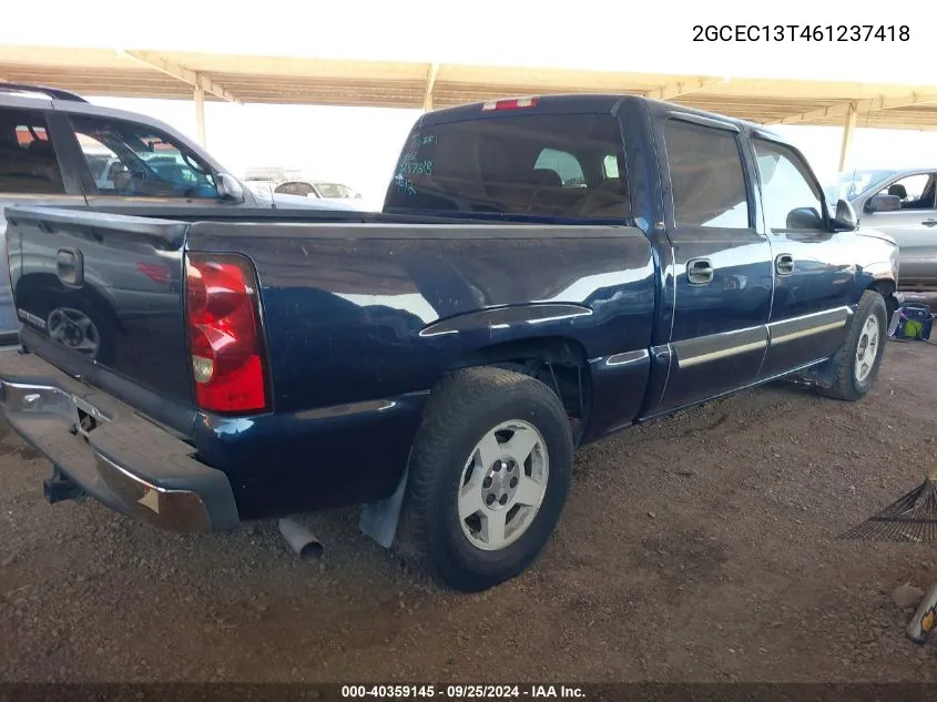 2006 Chevrolet Silverado 1500 Lt1 VIN: 2GCEC13T461237418 Lot: 40359145